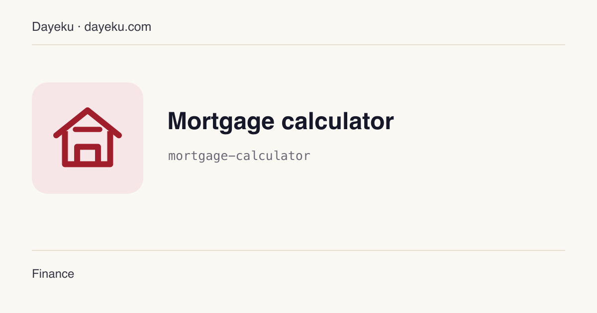 Mortgage calculator · Compare monthly payments, total interest and schedules for two repayment methods